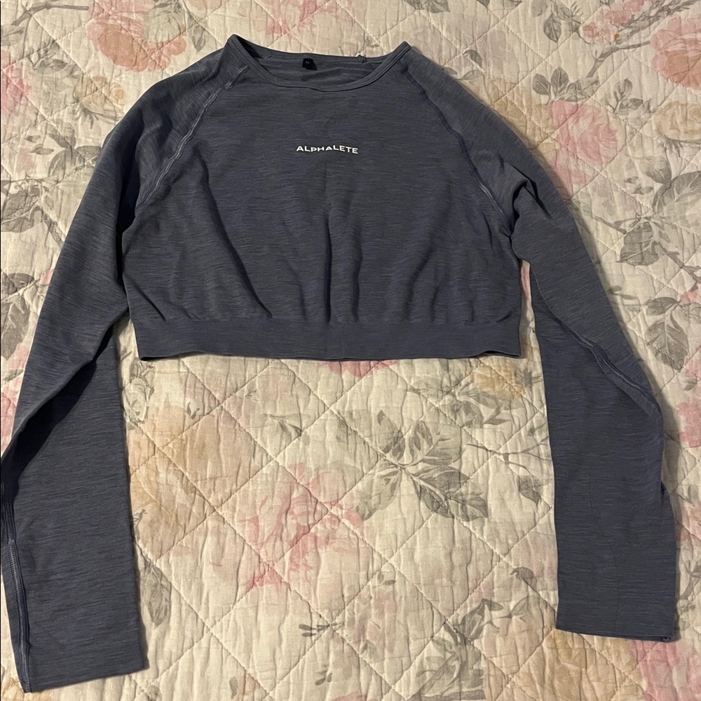 Alphalete Long Sleeve Crop Top